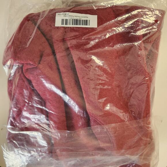 Lunya Lahgo Restore Double Faced Crew Sweatshirt Men Small Red NWOT - Picture 7 of 7